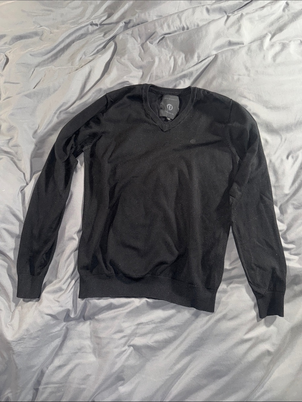 Jack & Jones Black V-Neck Sweater